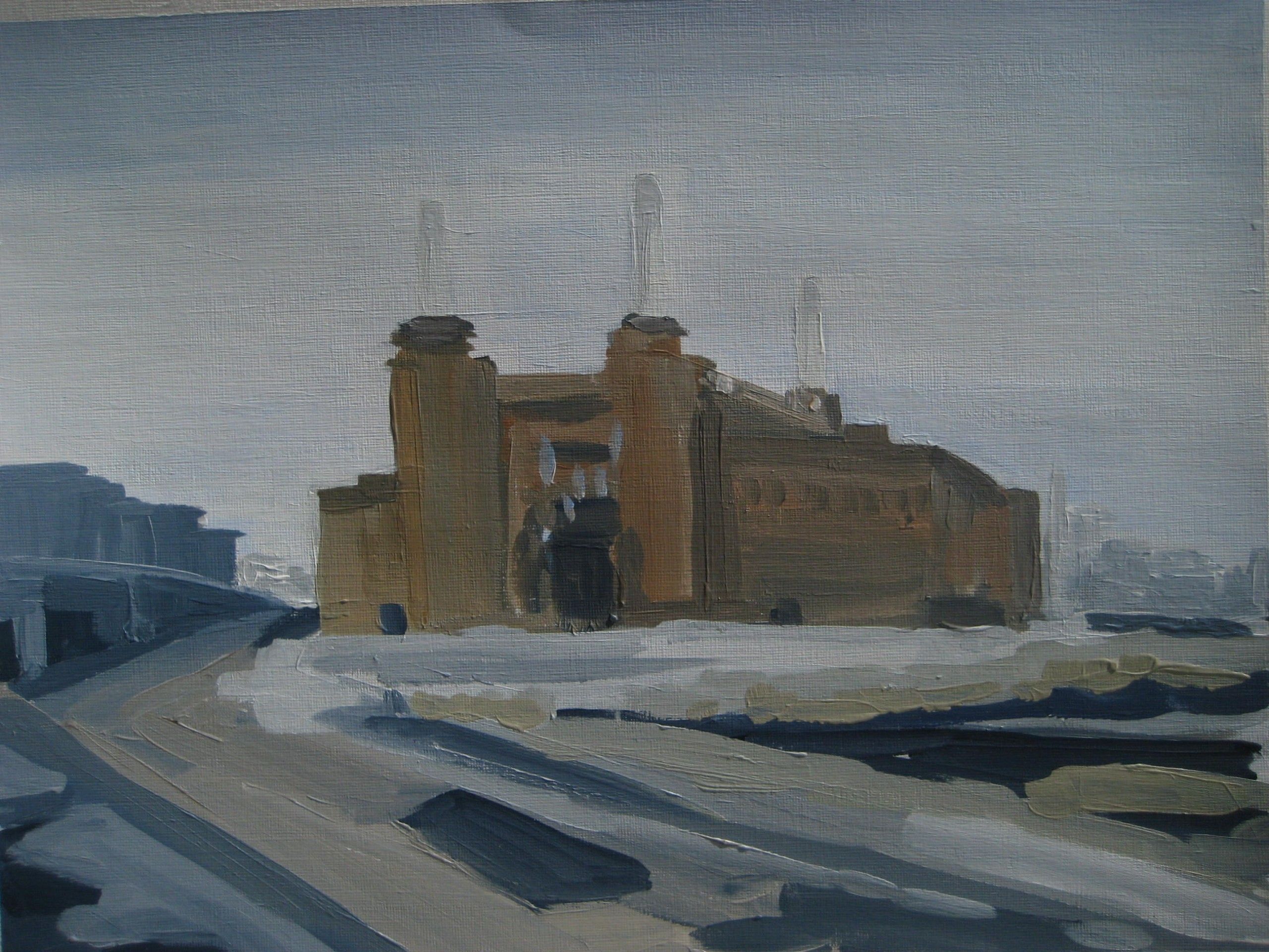 Battersea Power Station from Battersea Park Road. by Sarah Adams