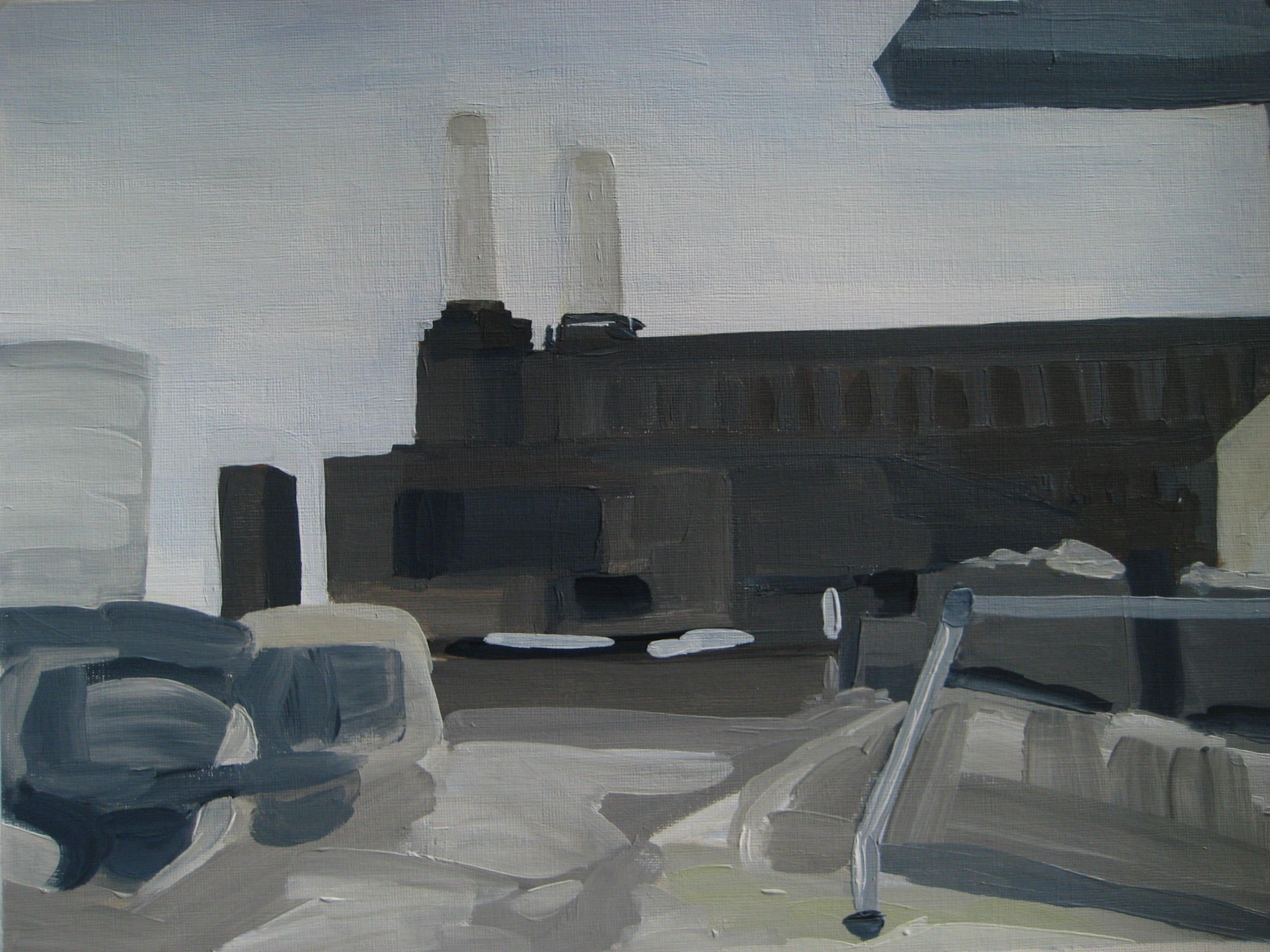 Battersea Power Station Building Site by Sarah Adams