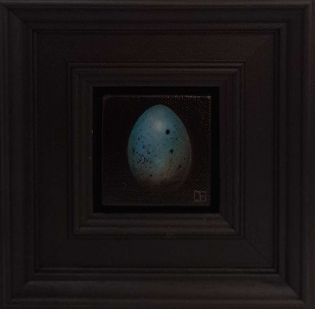 Pocket Song Thrush Egg 2 c  by Dani Humberstone