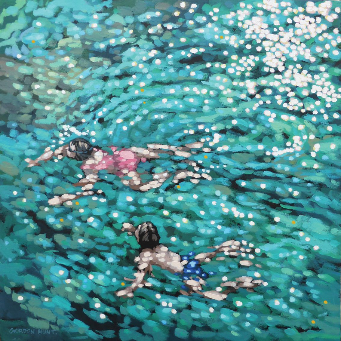 Just swim - Small by Gordon Hunt