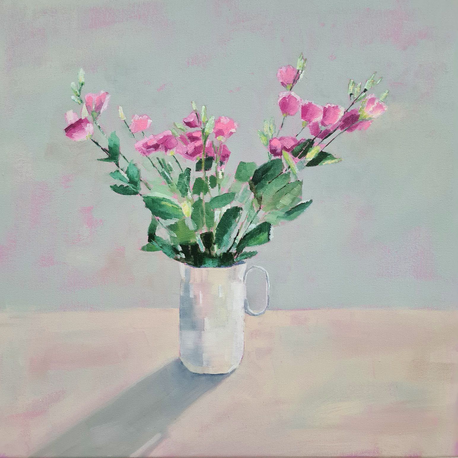 Pink Flowers by Heidi Laughton