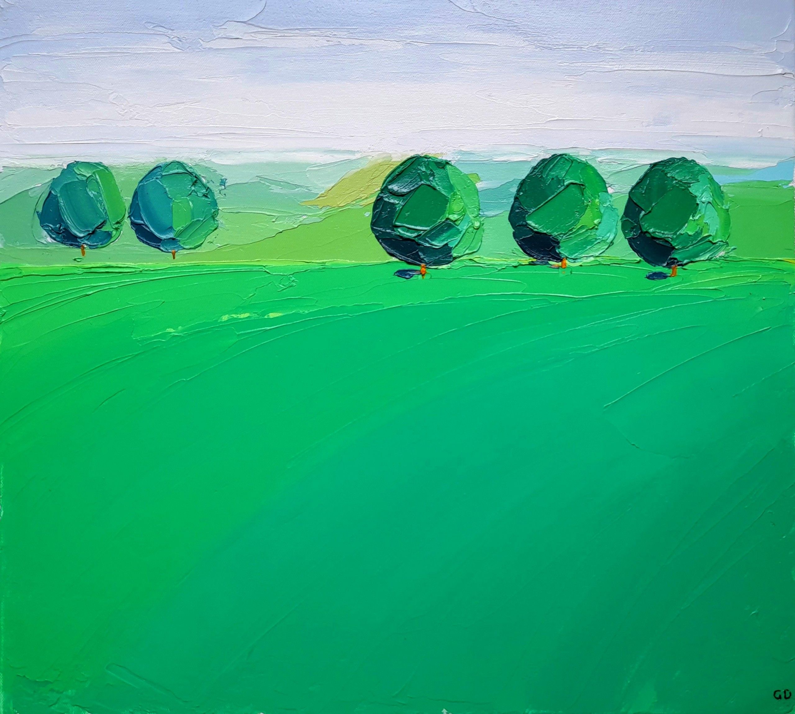 Green Trees, Cotswolds by Georgie Dowling