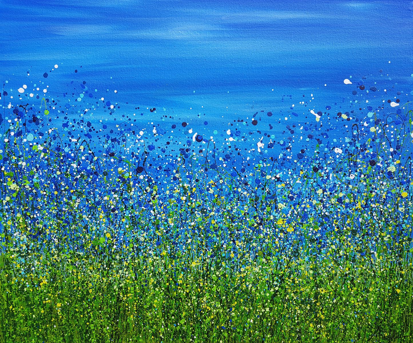 Meadow Blues #3 by Lucy Moore