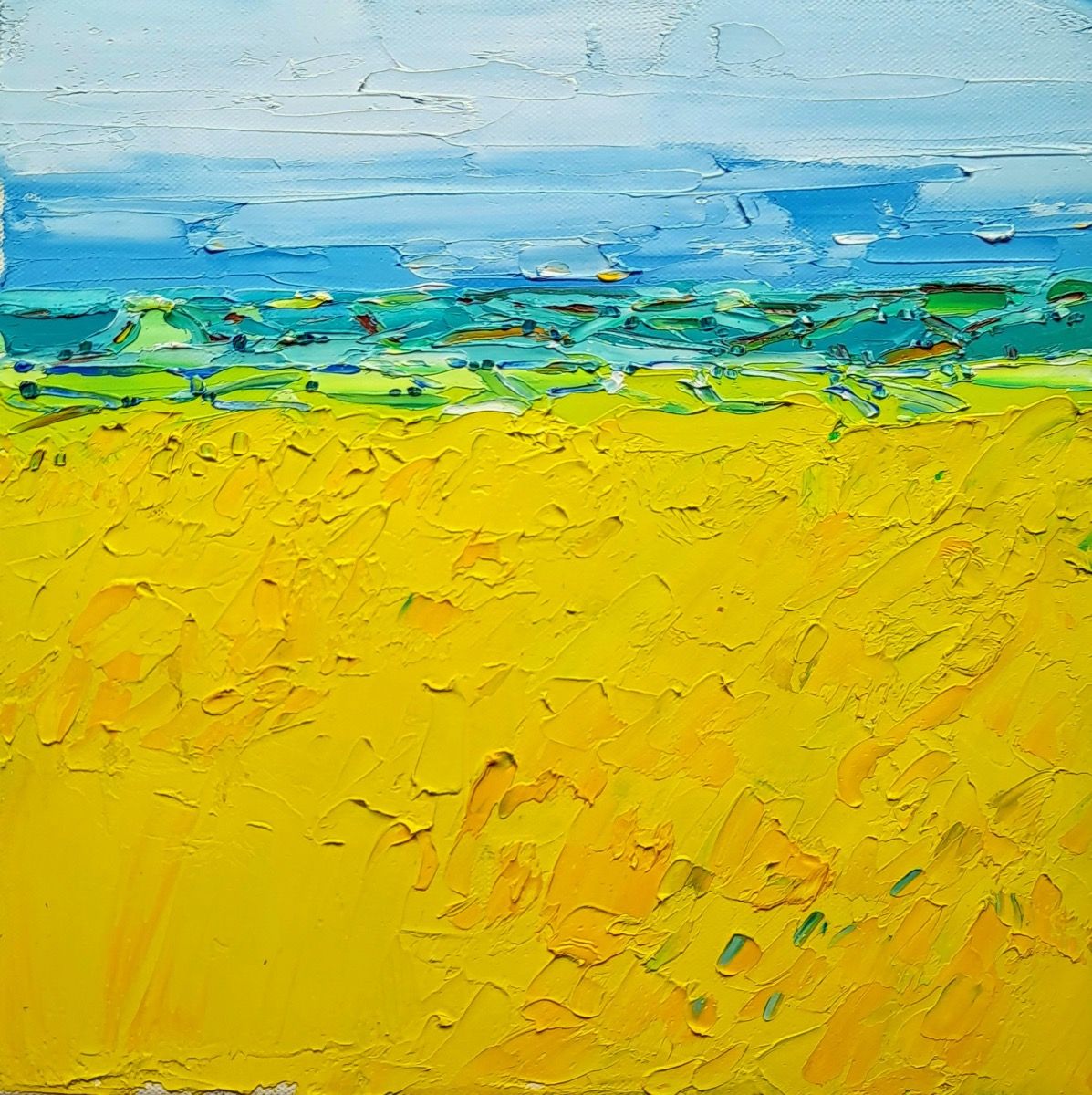 Yellow Field II by Georgie Dowling