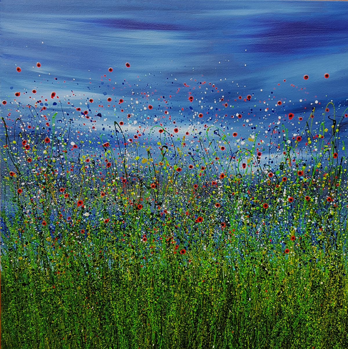 Twilight Poppies by Lucy Moore
