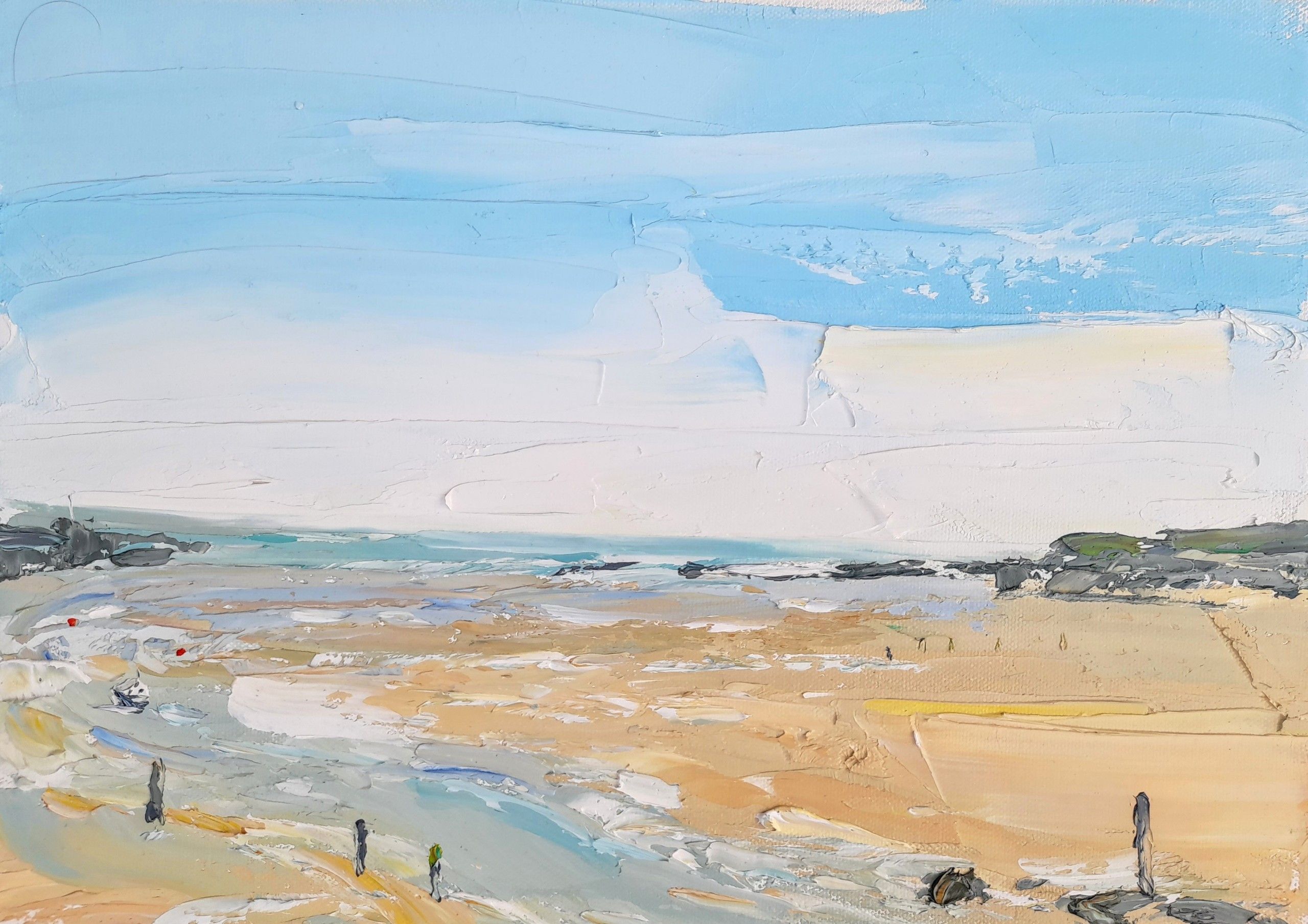 Bude in October by Georgie Dowling