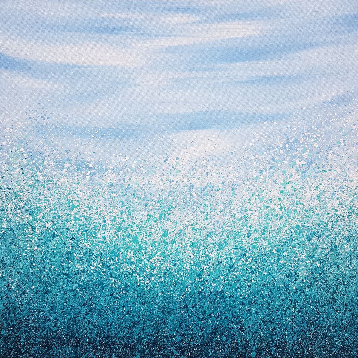 Turquoise Radiance #2 by Lucy Moore