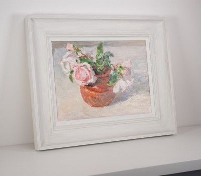 Roses in a Terracotta Pot 2 by Lynne Cartlidge - Secondary Image