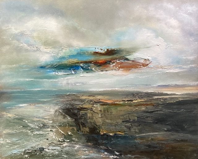 Breaking Cloud Over Cliffs by Helen Howells
