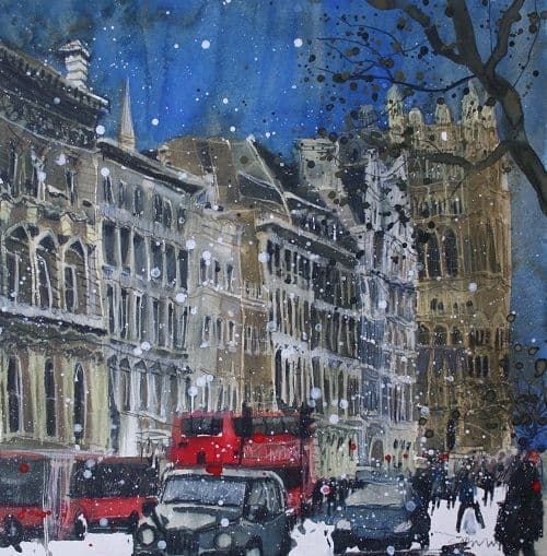 Winter Day Parliament London by Susan Brown