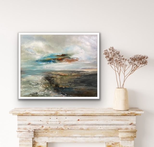 Breaking Cloud Over Cliffs by Helen Howells - Secondary Image