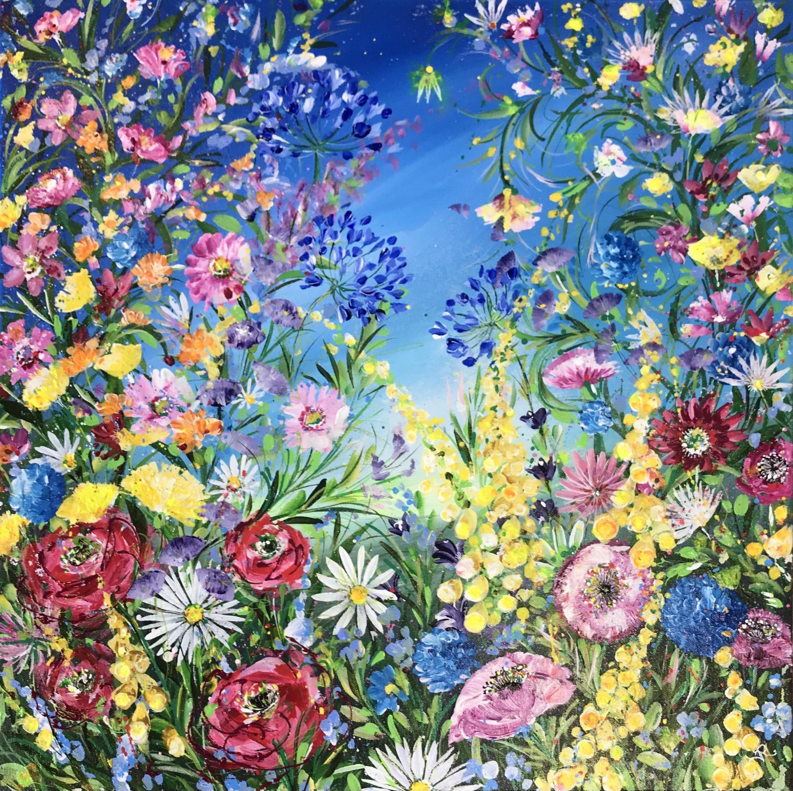 Heavenly Floral II by Jan Rogers