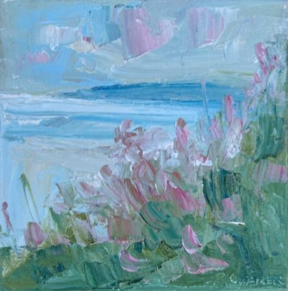 Pink Seascape by Rupert Aker