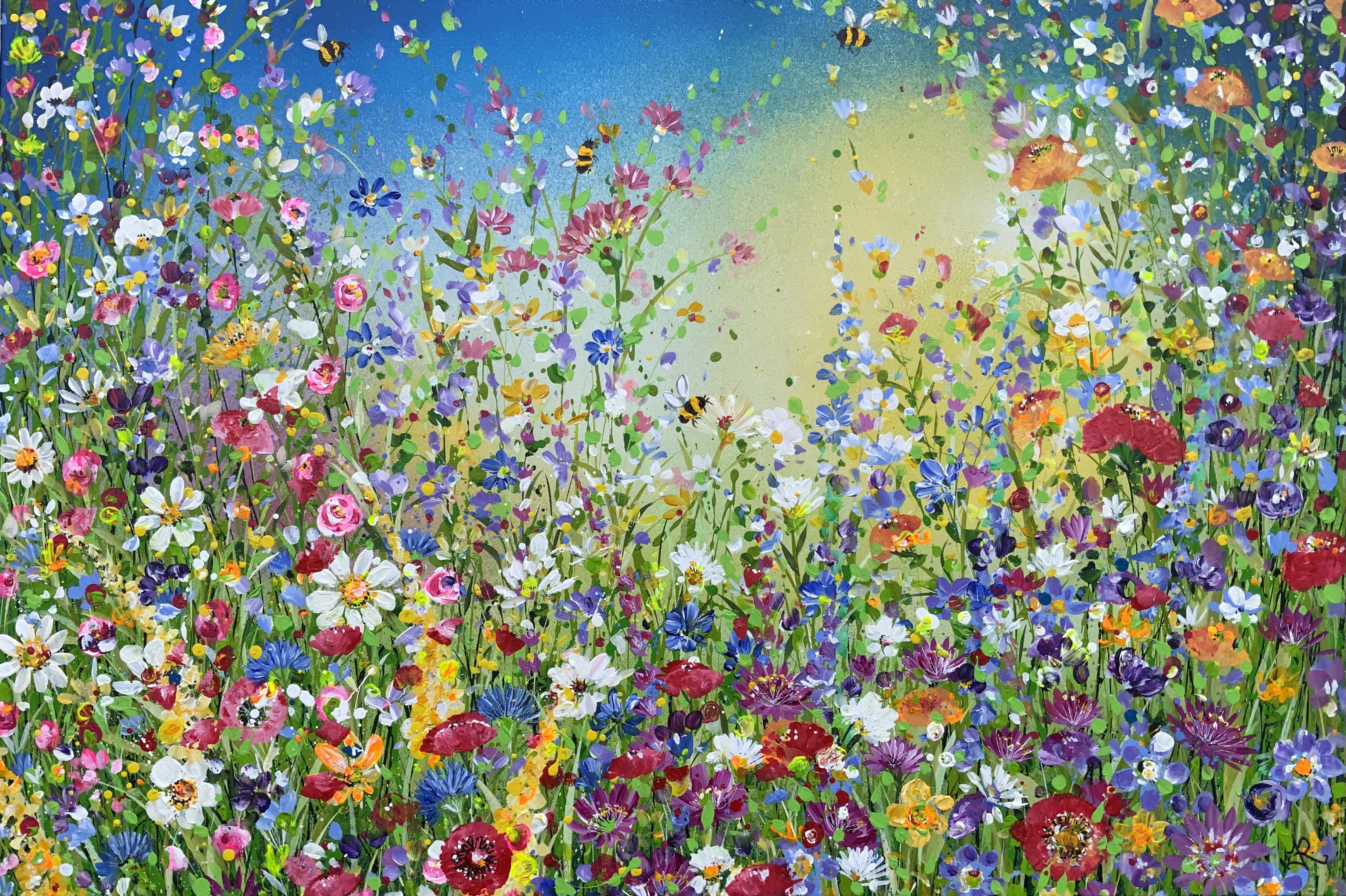 Joy of Summer Floral Meadow  by Jan Rogers