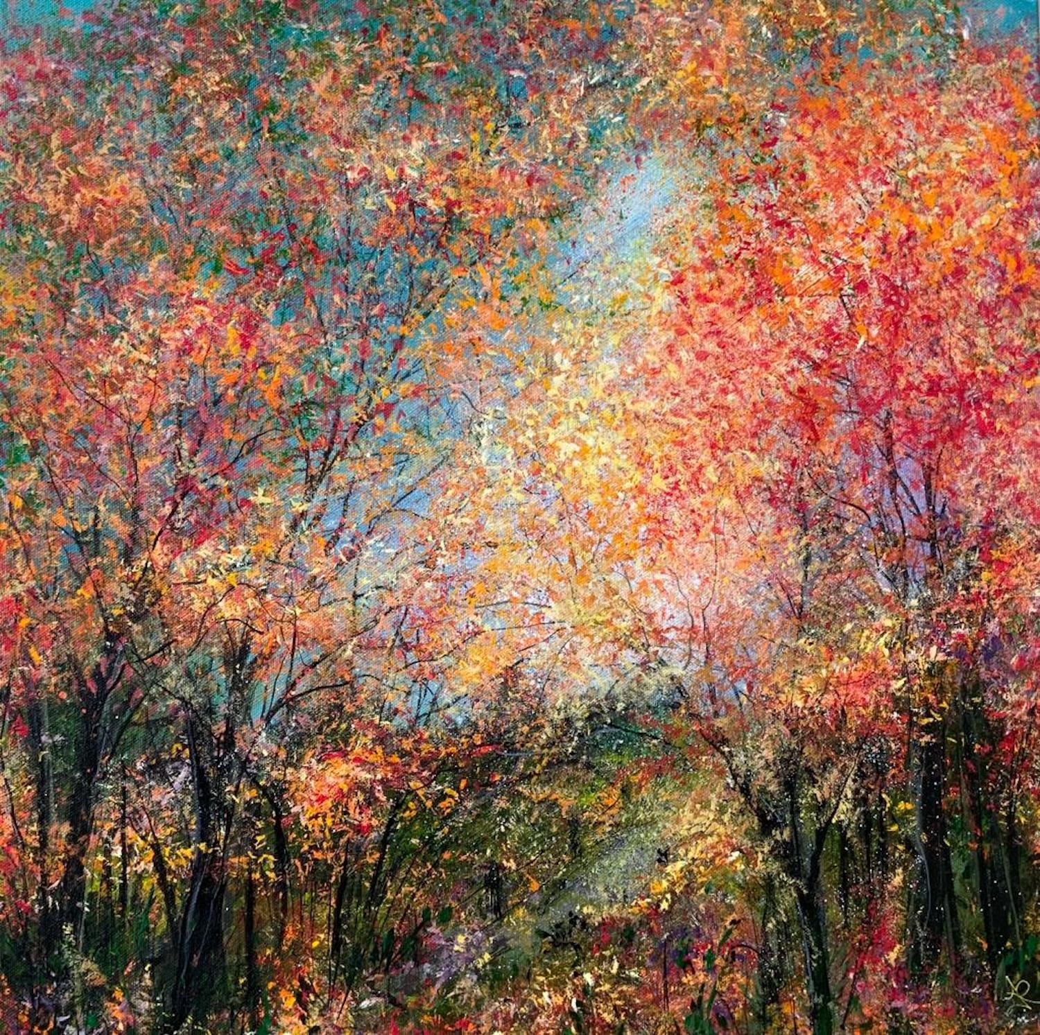 Autumn at Elnup Wood by Jan Rogers