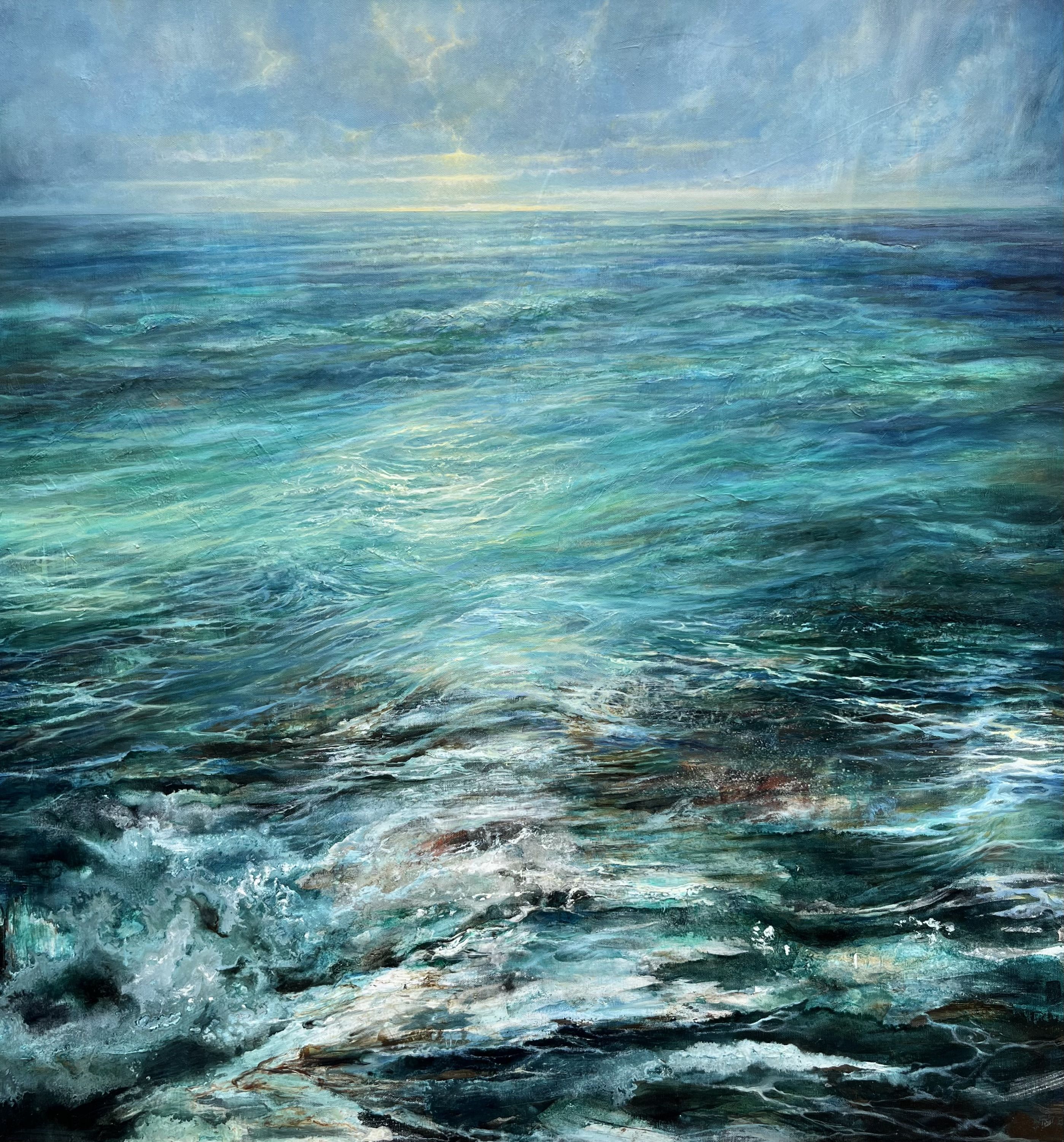 Ultramarine Glitter on the Sea by Tess Gartland-Jones