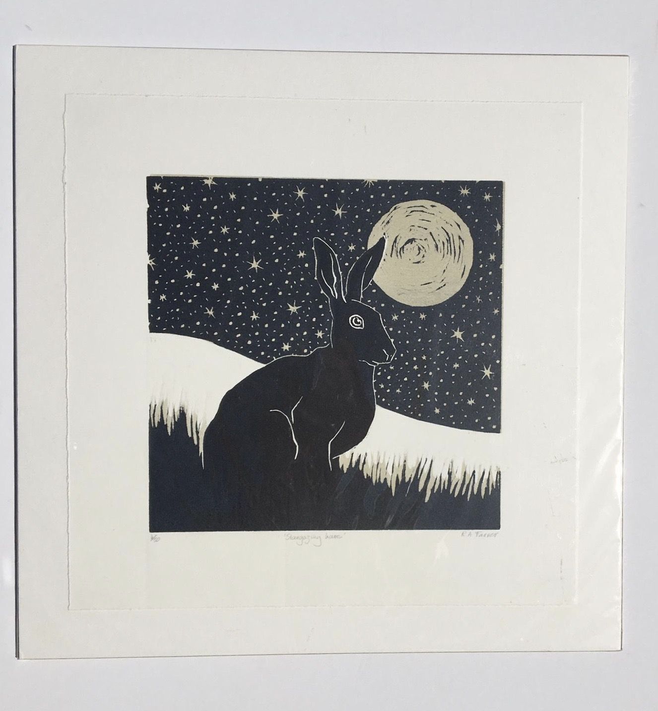 Stargazing Hare by Rosemary Farrer - Secondary Image
