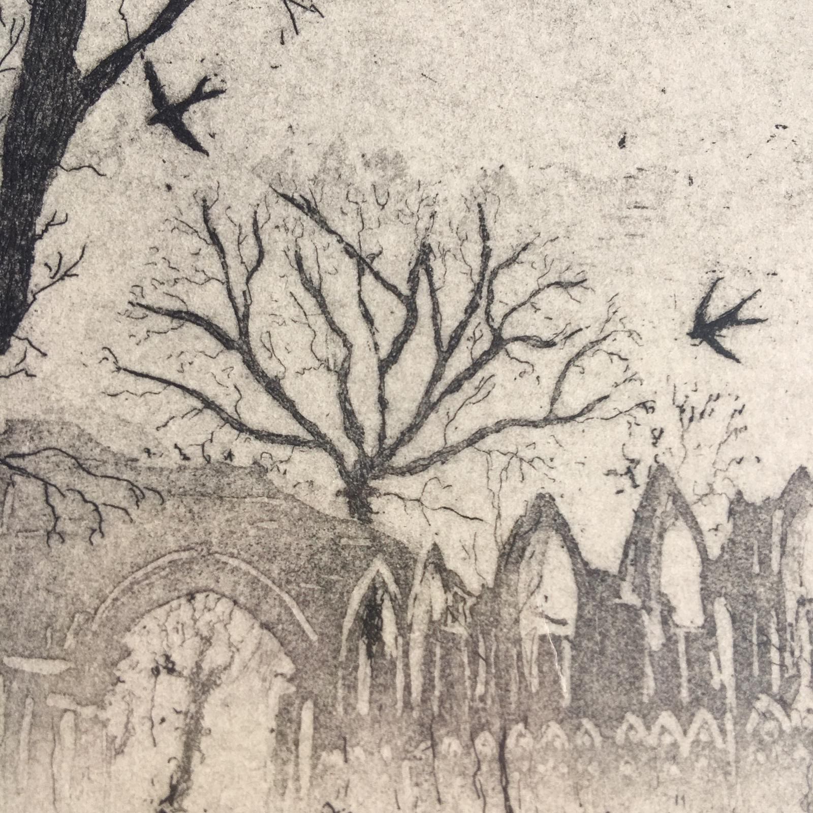 Swallows Over the Abbey by Tim Southall - Secondary Image