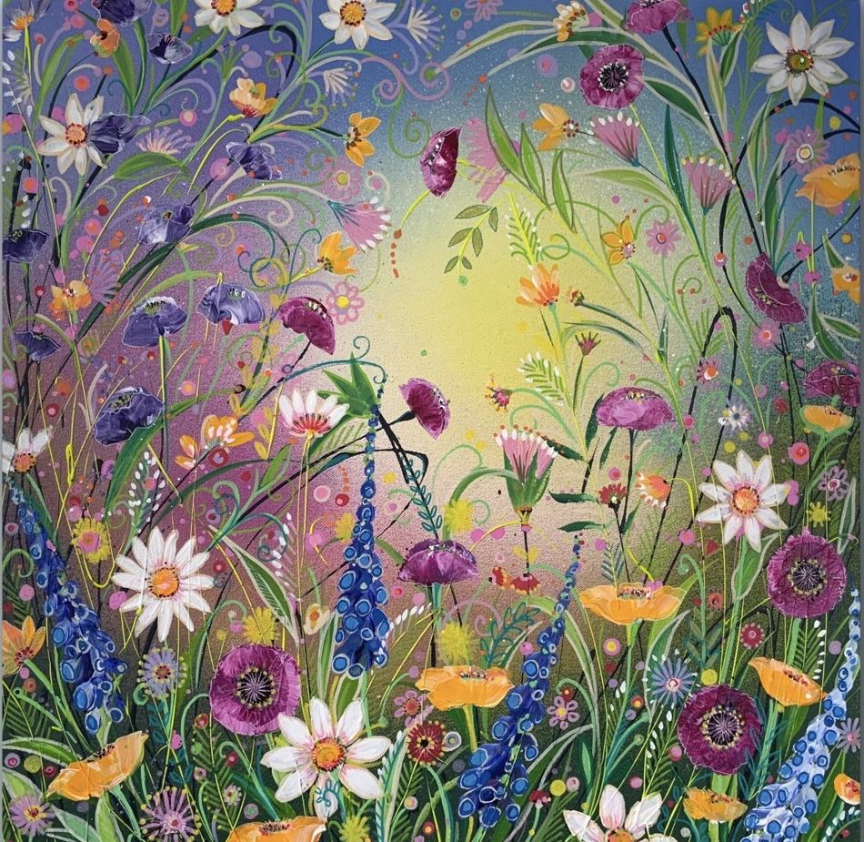 Jewelled Flowers by Jan Rogers
