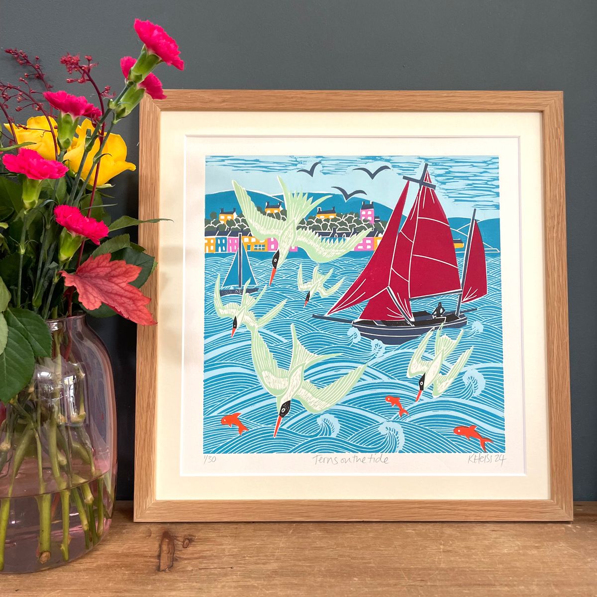 Terns on the Tide by Kate Heiss - Secondary Image