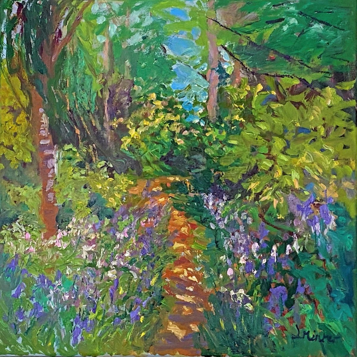 A Bluebell Path by Lynda Minter