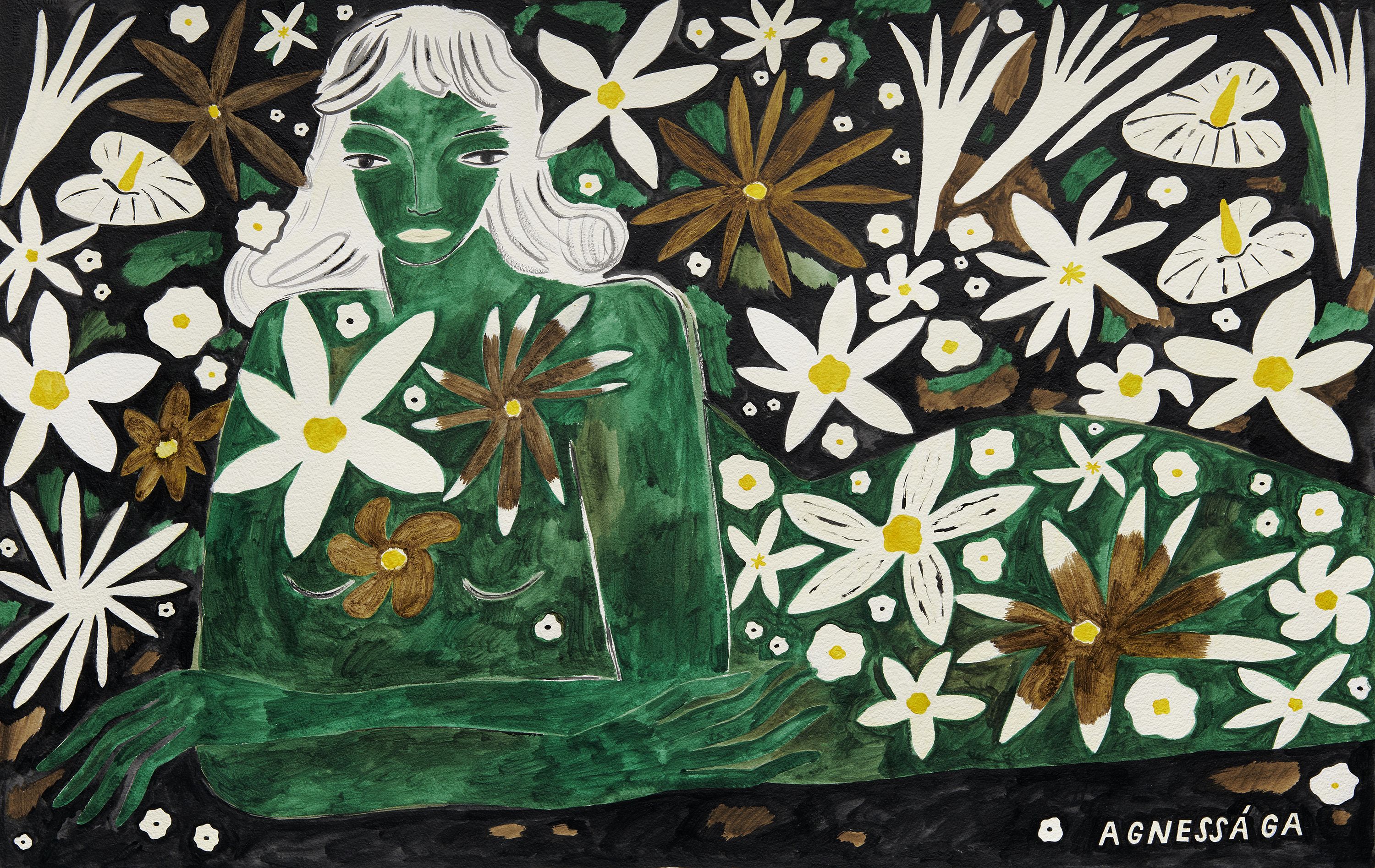 Green Garden Spirit by Agnese Negriba