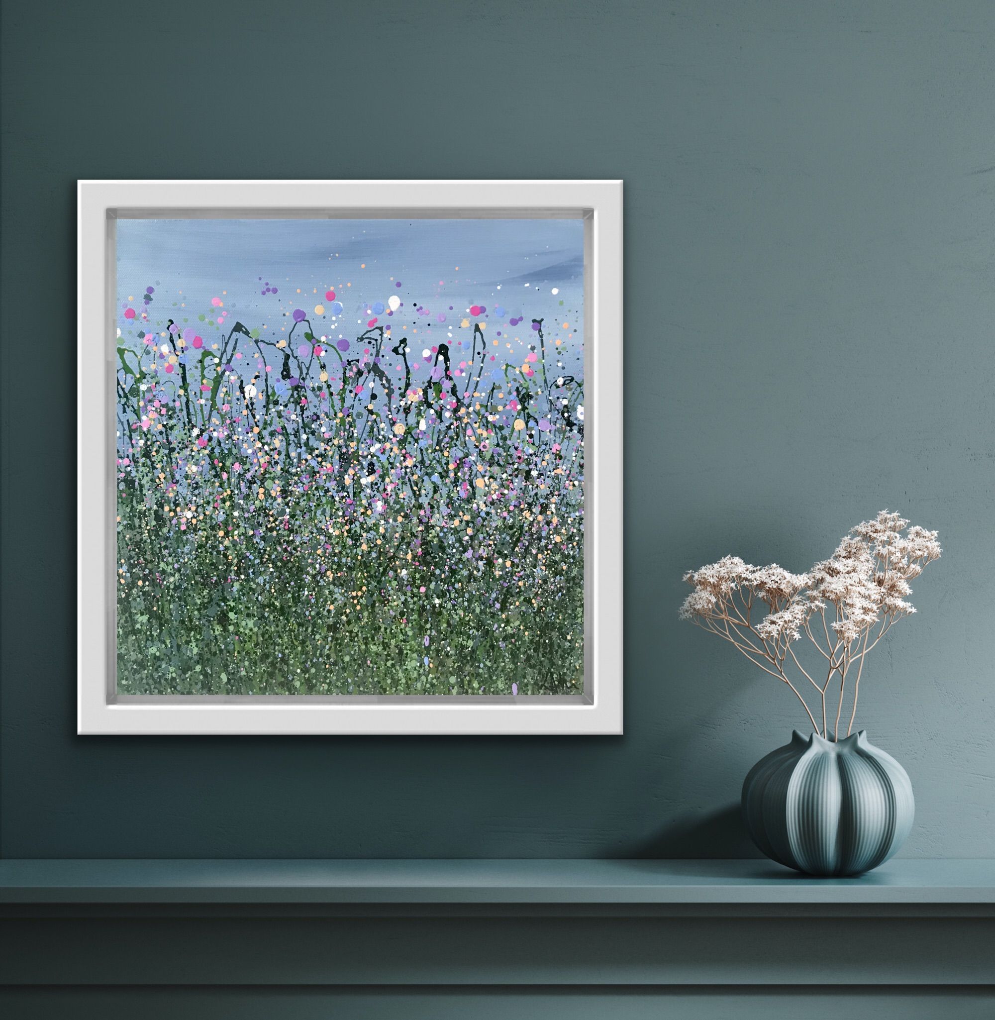 Muted Pink Meadows by Lucy Moore - Secondary Image