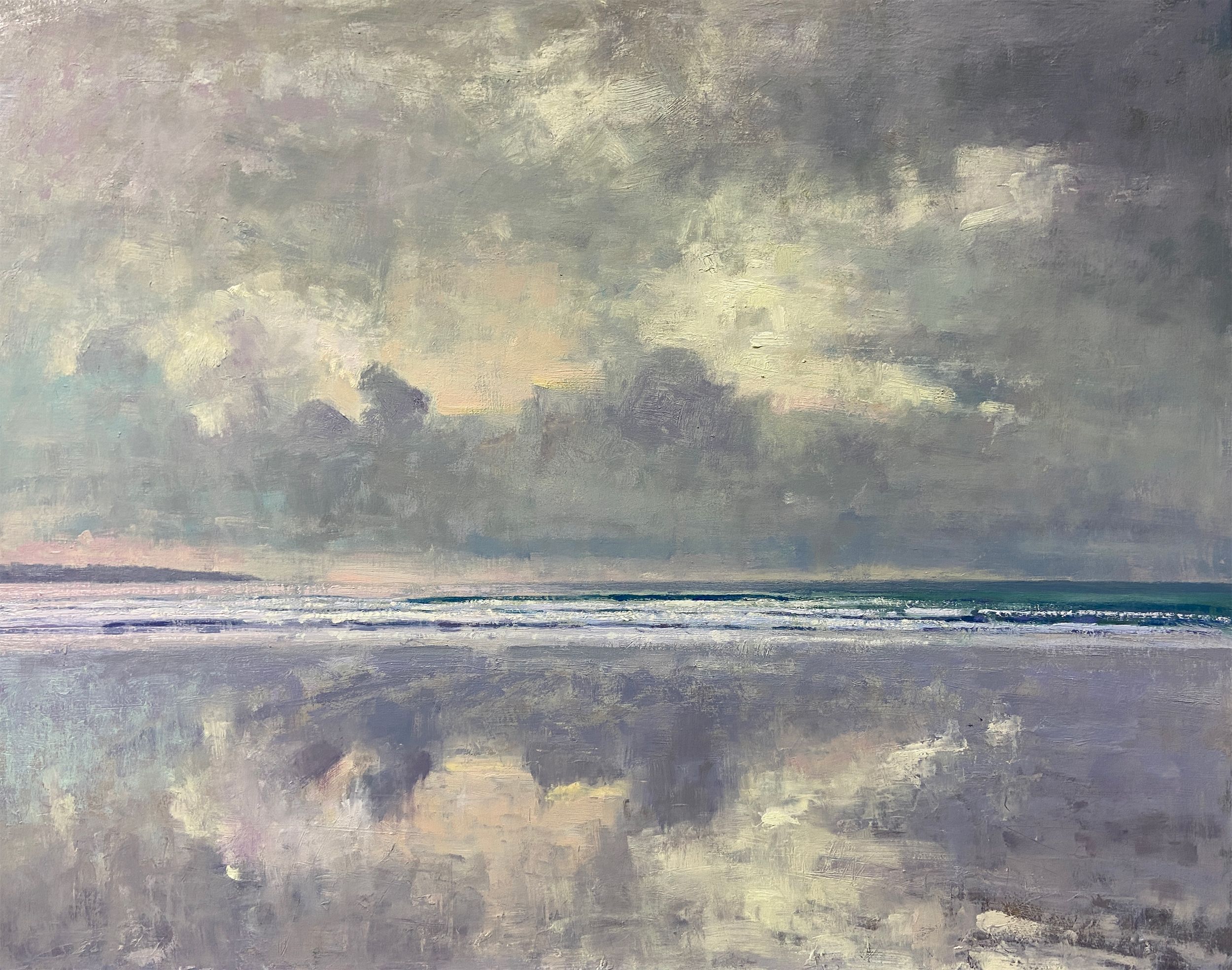 Low tide, Gwithian by Andrew Barrowman