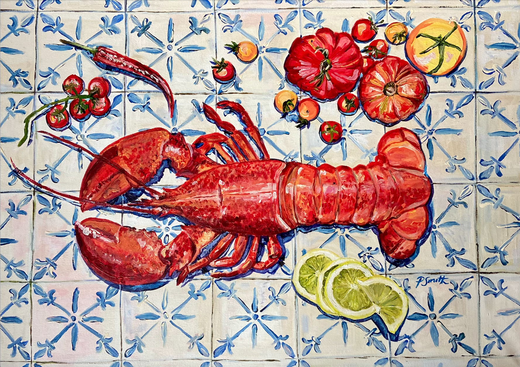 The Italian Table, Lobster by Pippa Smith