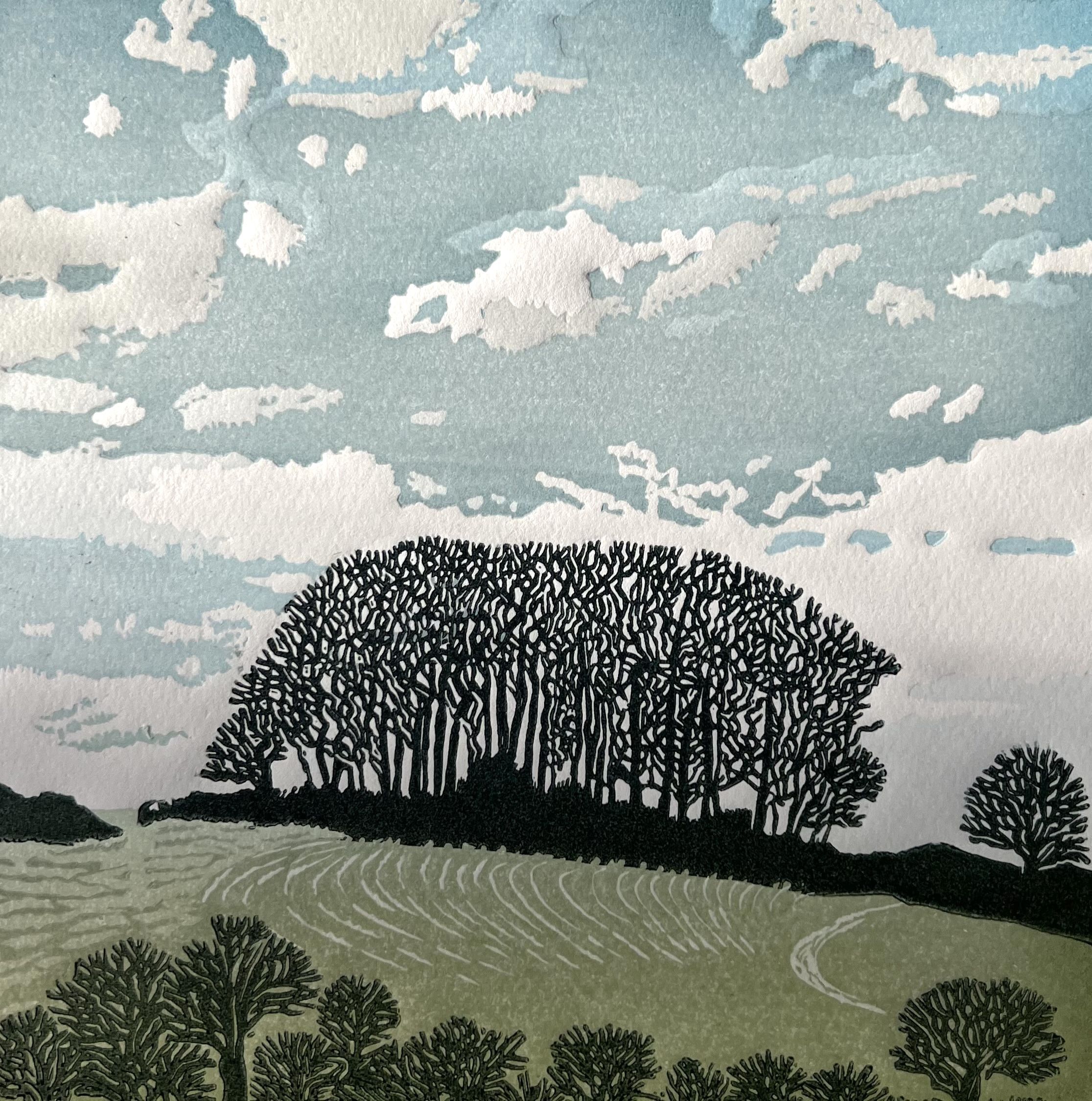 Woodland Trees by Ann Burnham
