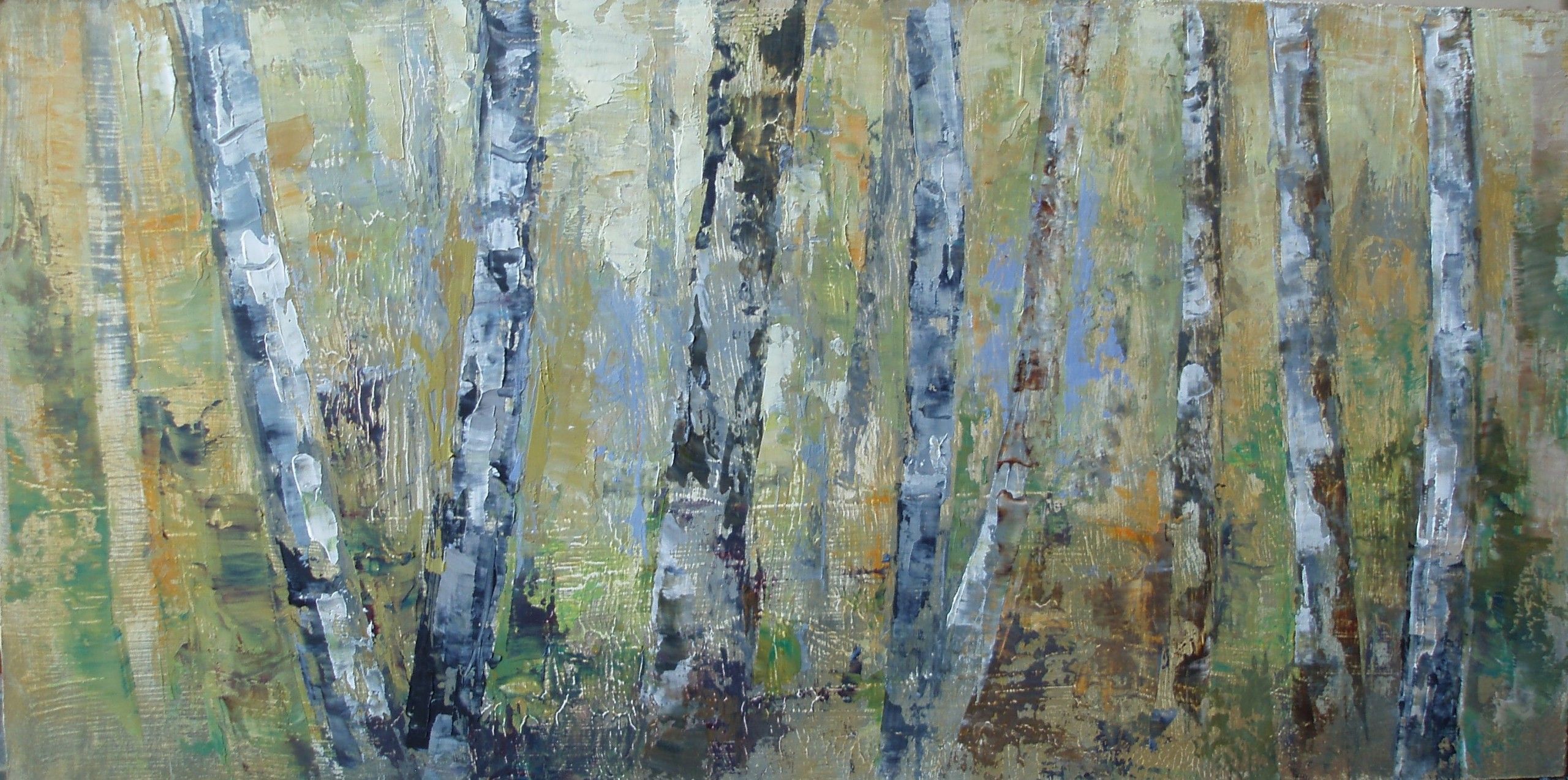 A Birch Wood by Andrea Bates