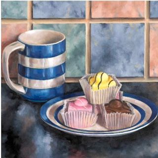 A little of what you fancy, Lisa Bloomer print, Food by Lisa Bloomer