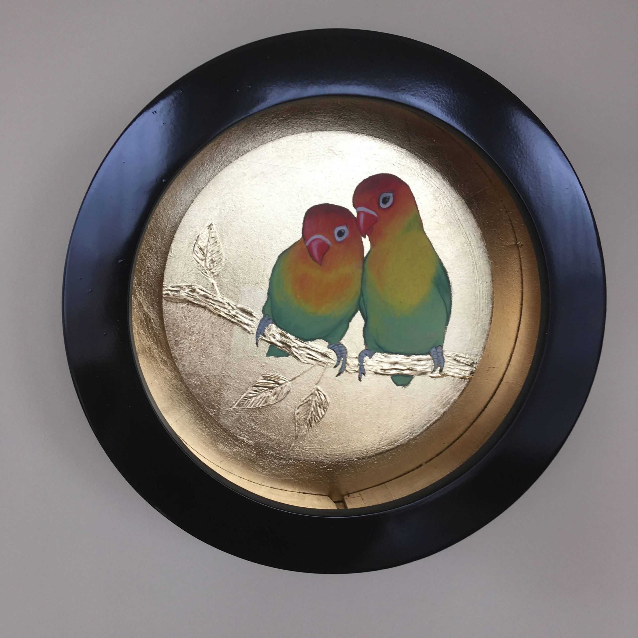 A Pair Love Birds iii by Sally-Ann Johns