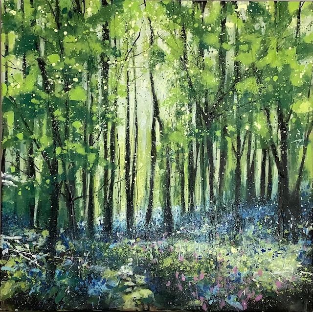 A Sense of Place, a Sense of Peace, Bluebells by Adele Riley