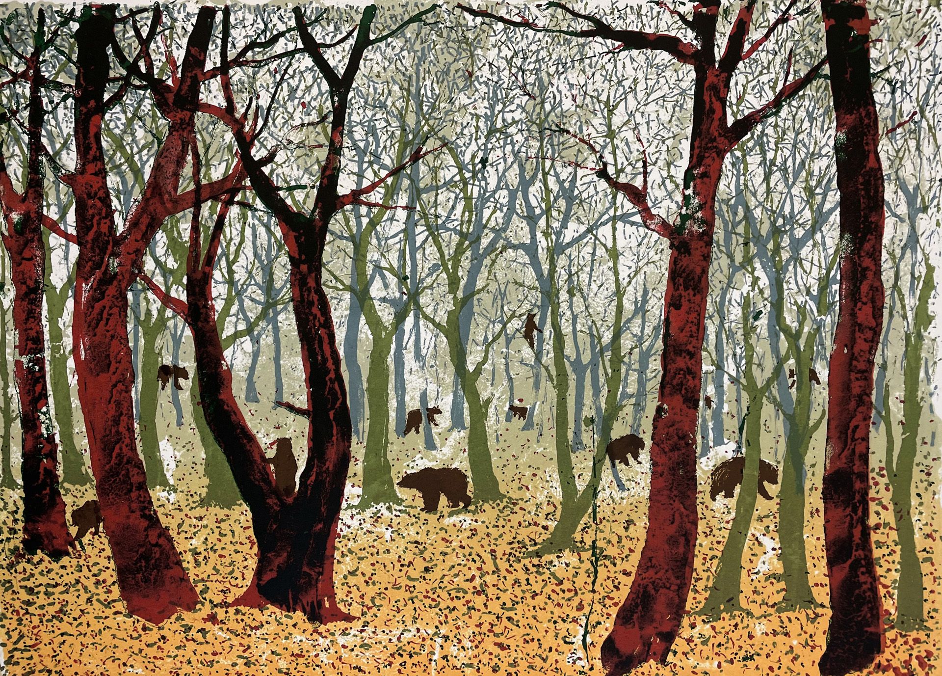Bears in the Woods by Tim Southall