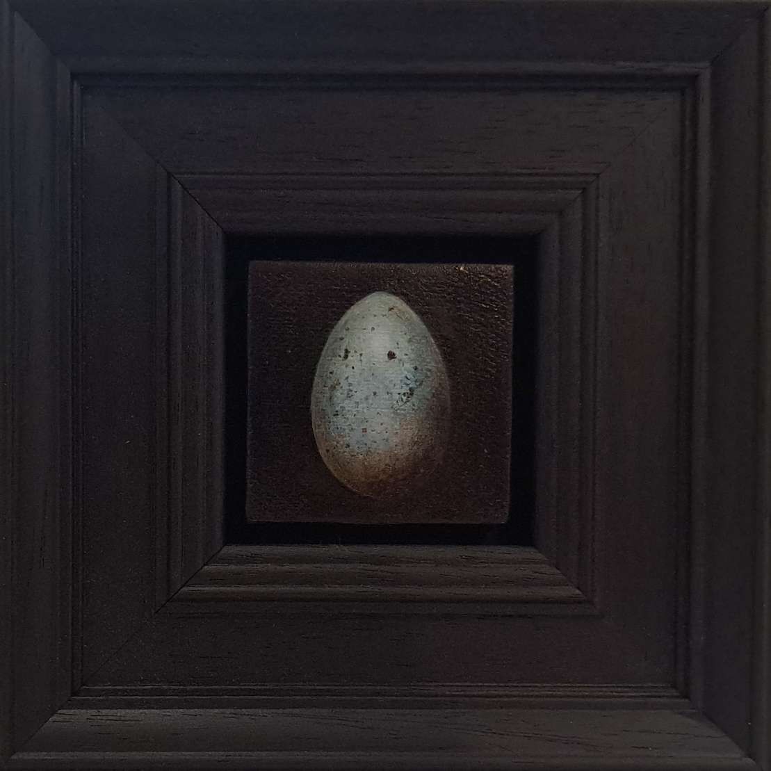 Pocket Pale Blue Blackbird Egg 2 c by Dani Humberstone