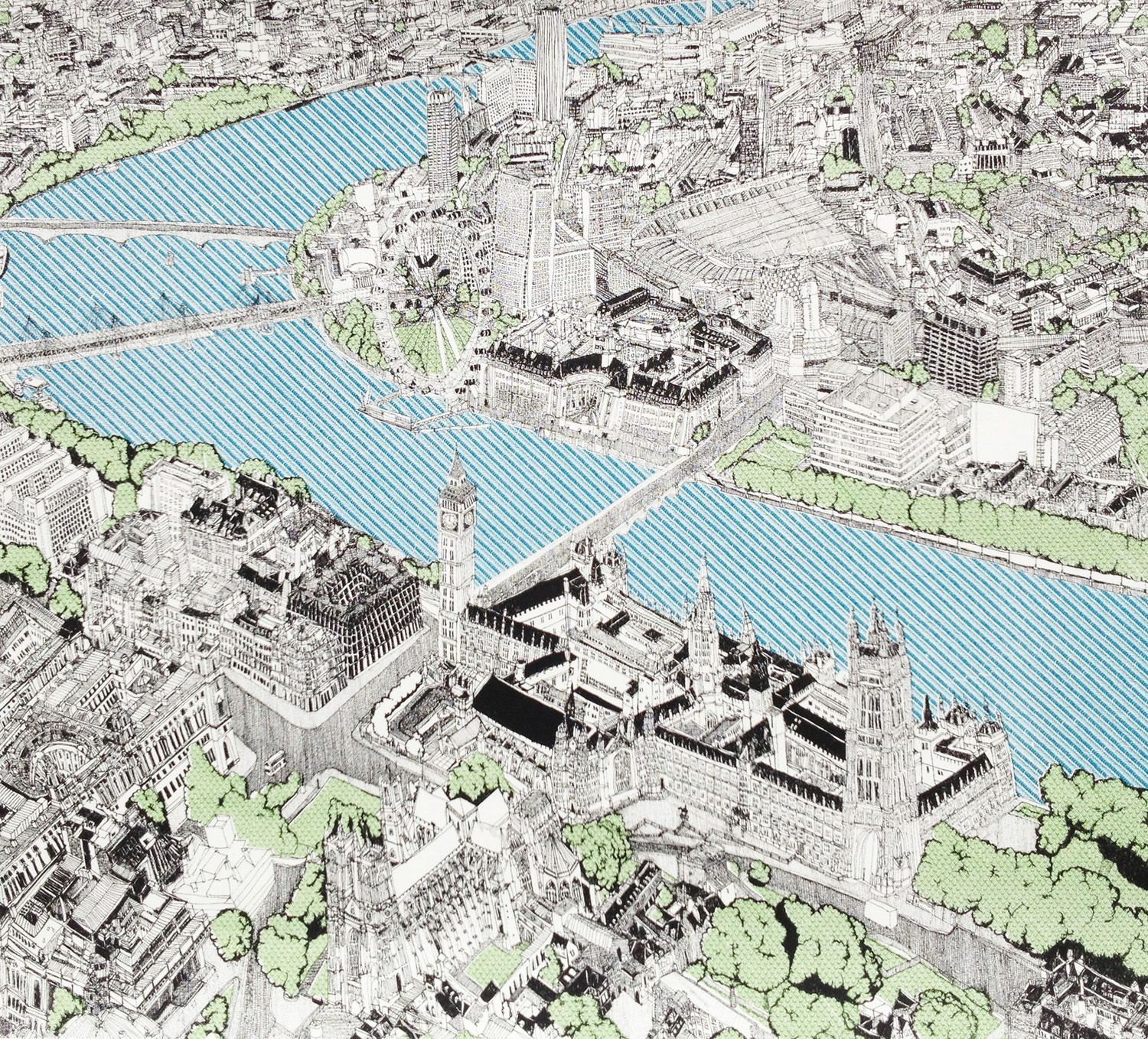 Aerial Attractions at London by Clare Halifax