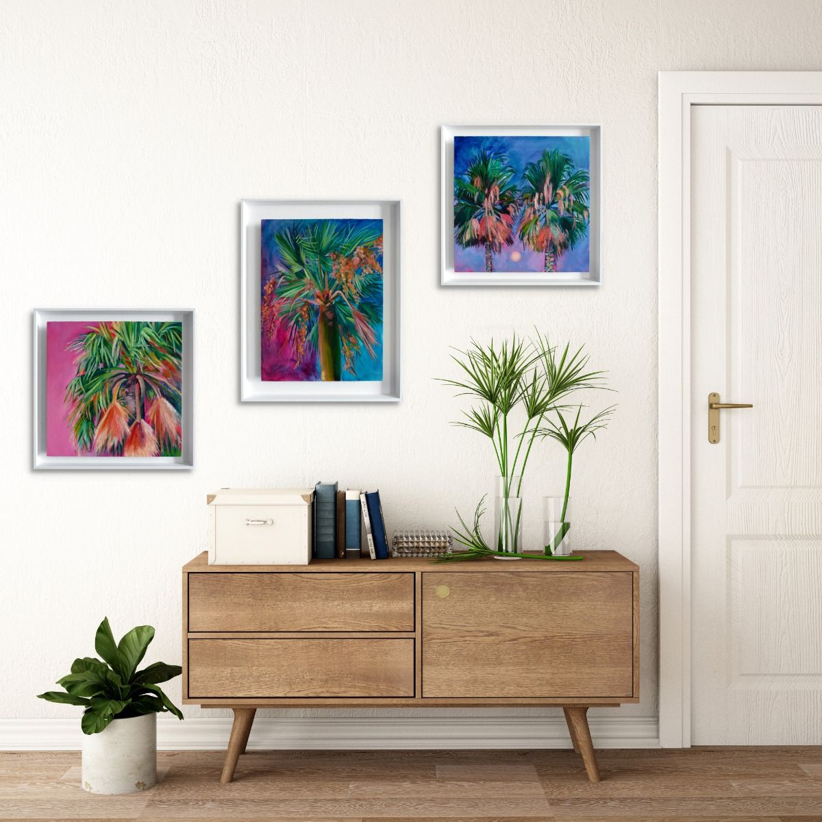 Palm Tree Trio by Alanna Eakin - Secondary Image