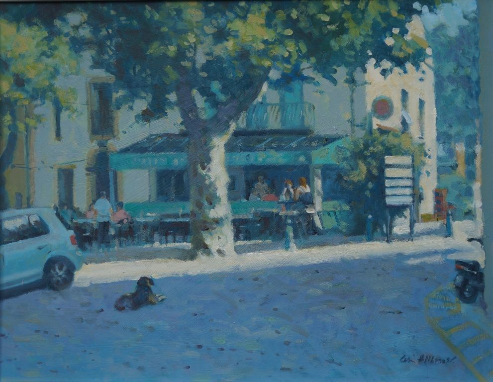 Afternoon café, Languedoc by Colin Allbrook
