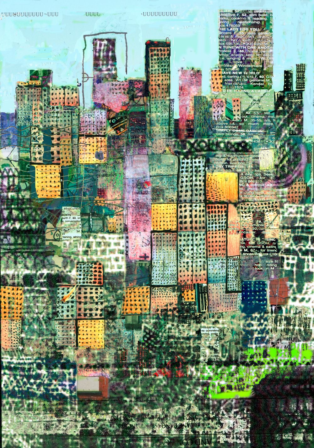 Metropolis (Green) by Andy Mercer