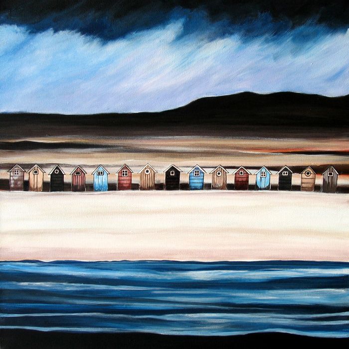 Beach Hut Heaven 6 by Anya Simmons