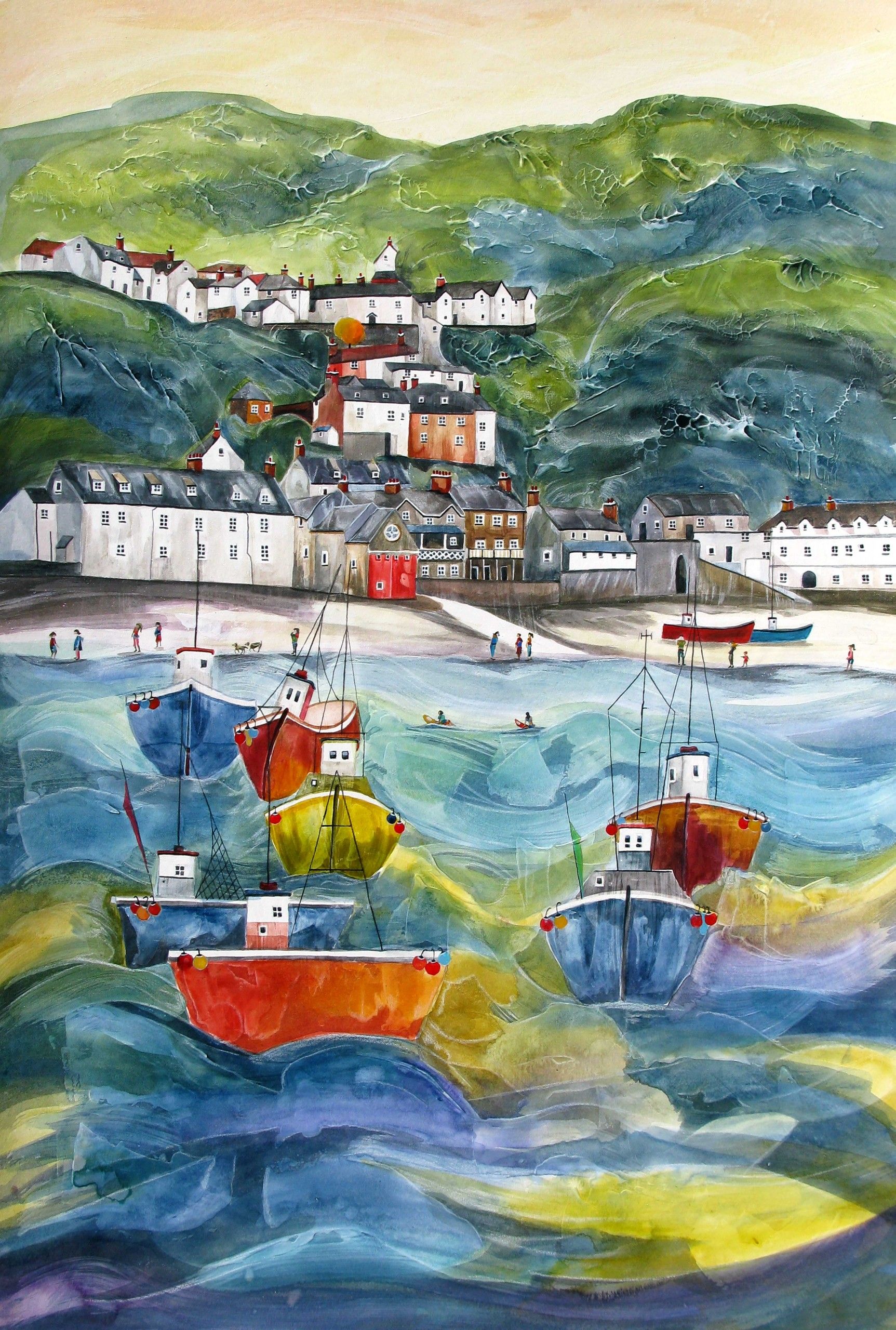 Clovelly, North Devon by Anya Simmons