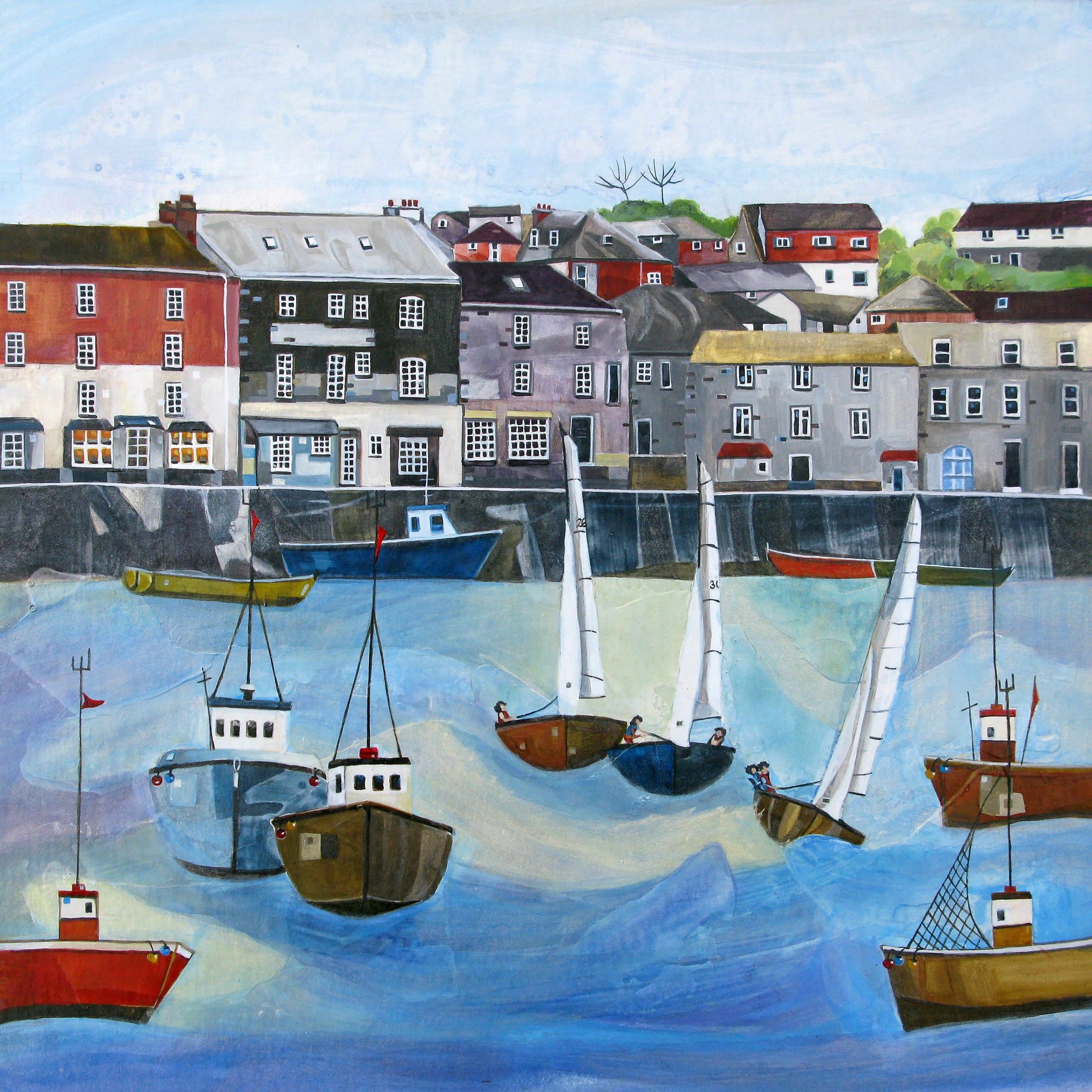 Padstow Harbour 1, Cornwall by Anya Simmons