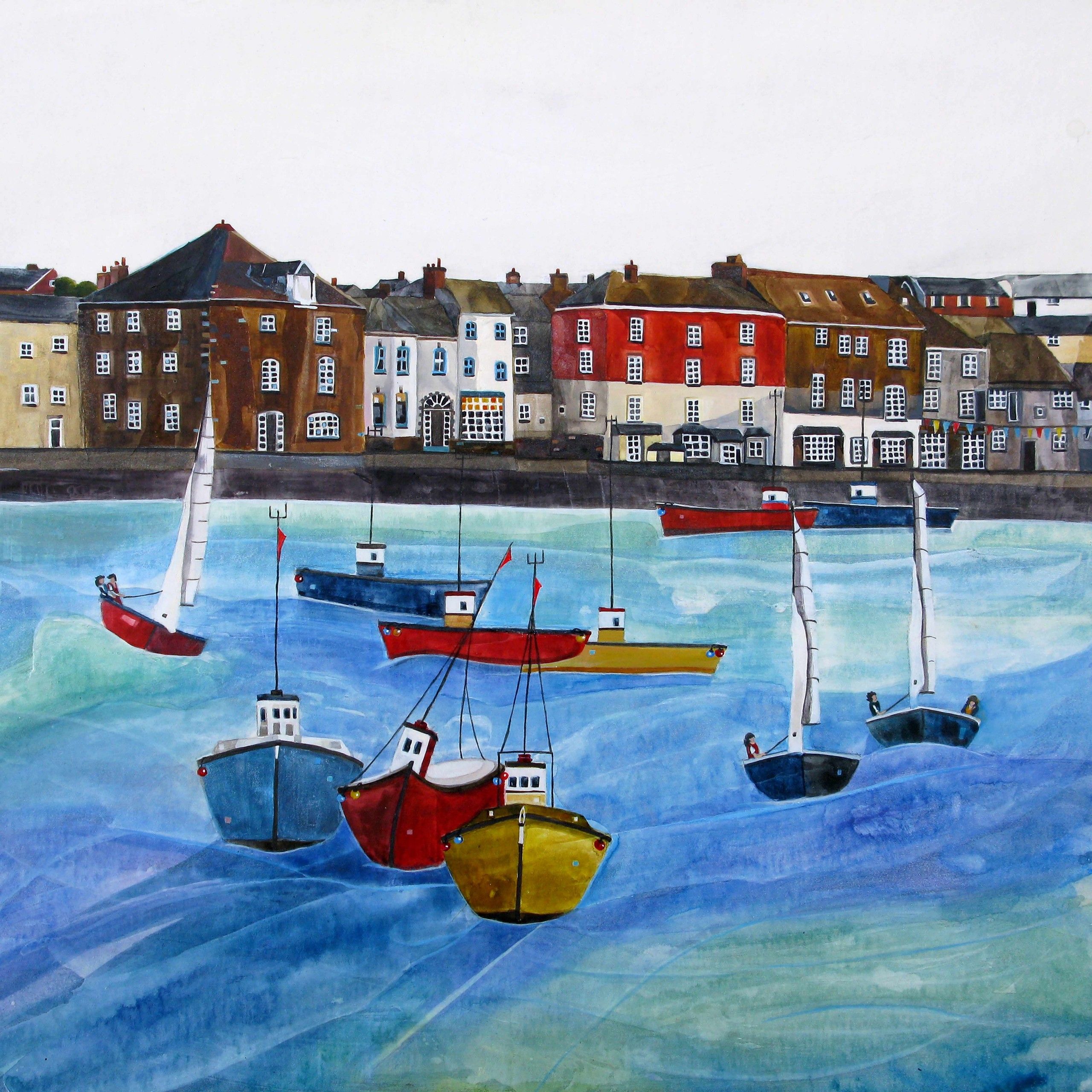 Padstow Harbour 2, Cornwall by Anya Simmons