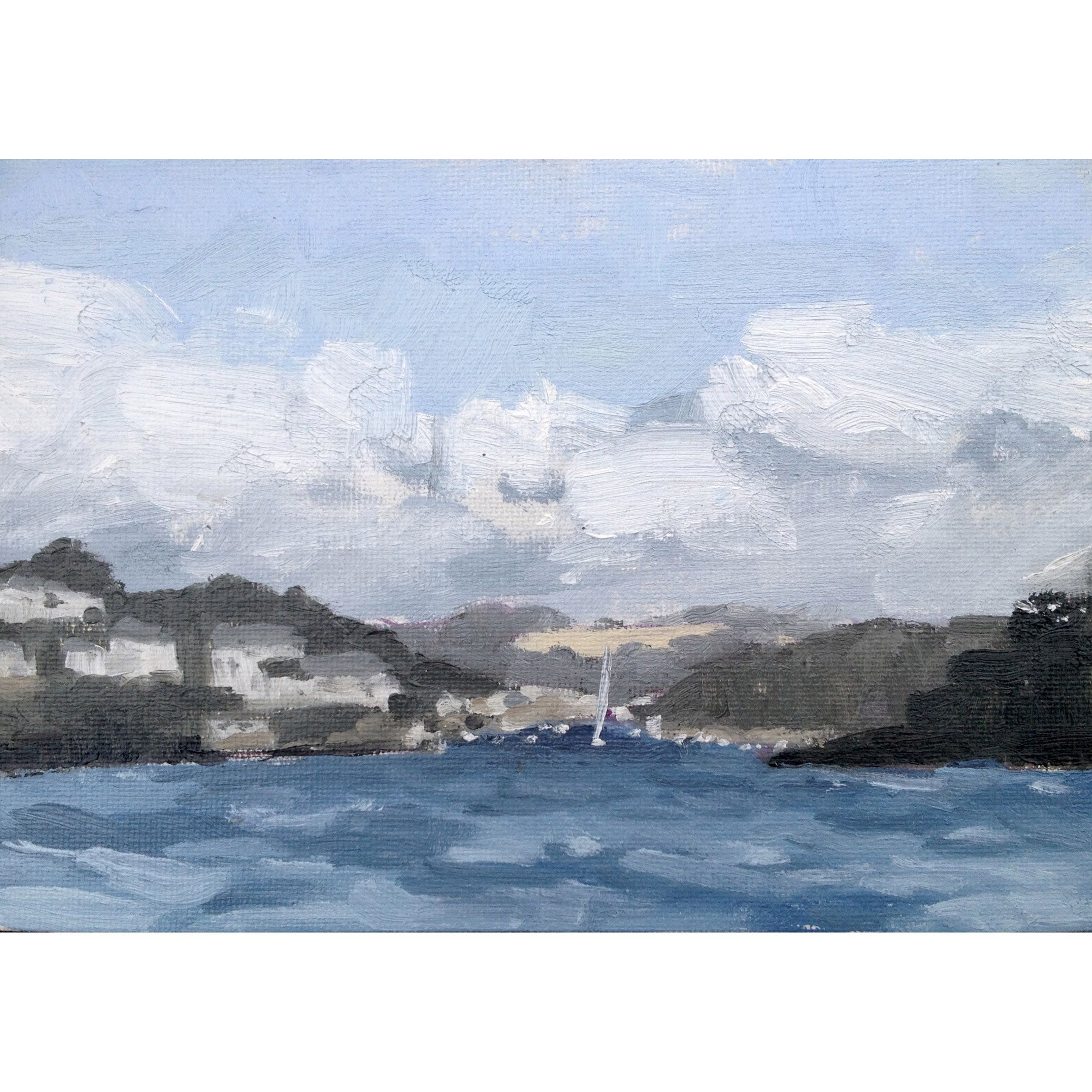 Approaching Fowey by Fiona Carver