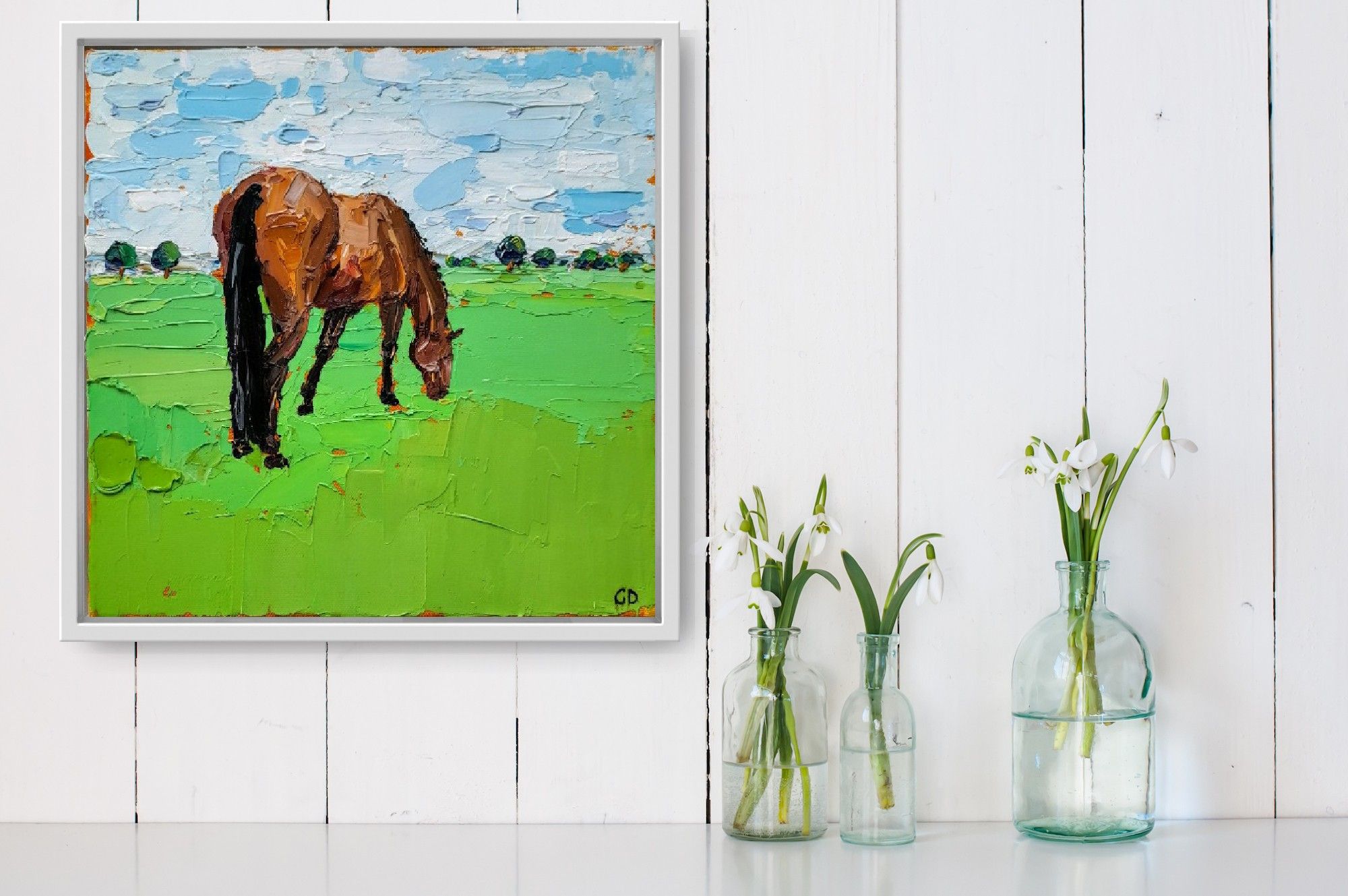 Grazing Horse by Georgie Dowling - Secondary Image