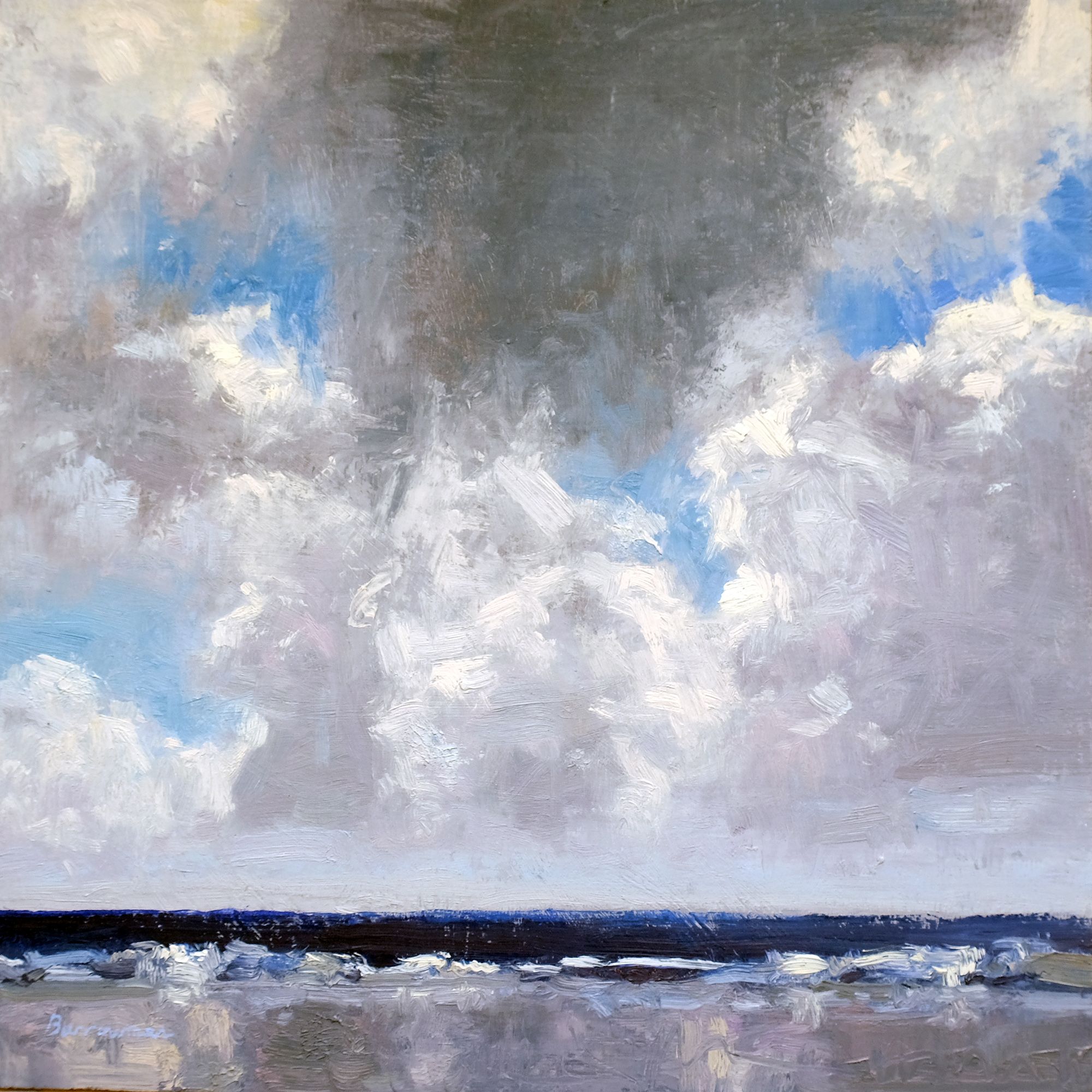 Clouds, sea and reflections by Andrew Barrowman