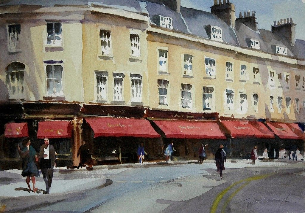 Shoppers in Bath by Trevor Waugh