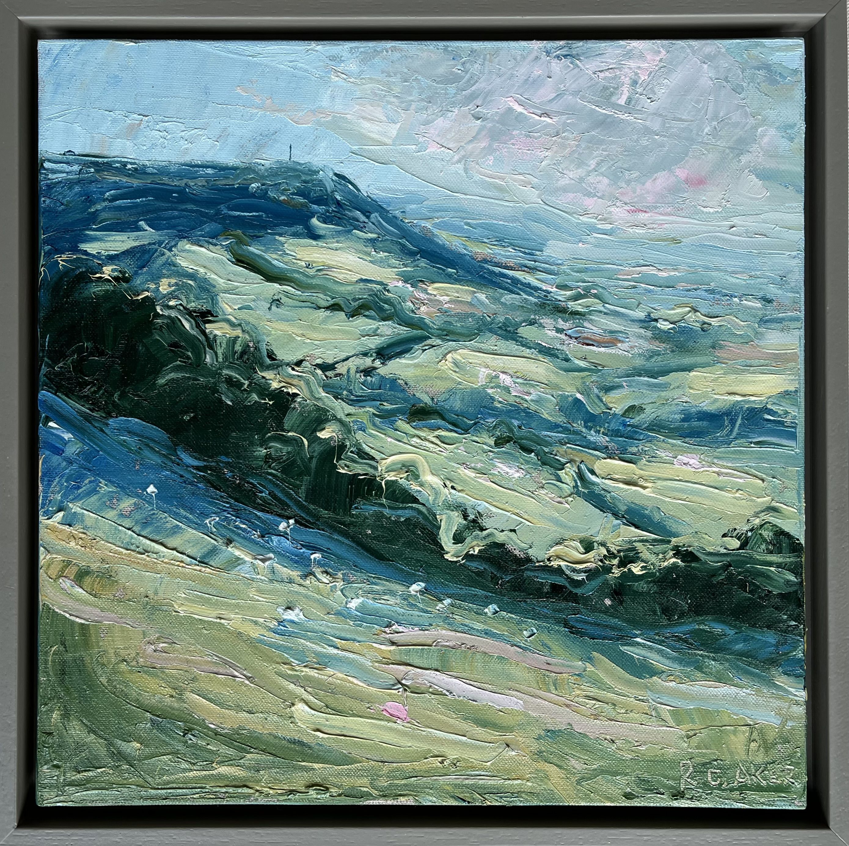 Stinchcombe Hill, evening, Gloucestershire by Rupert Aker