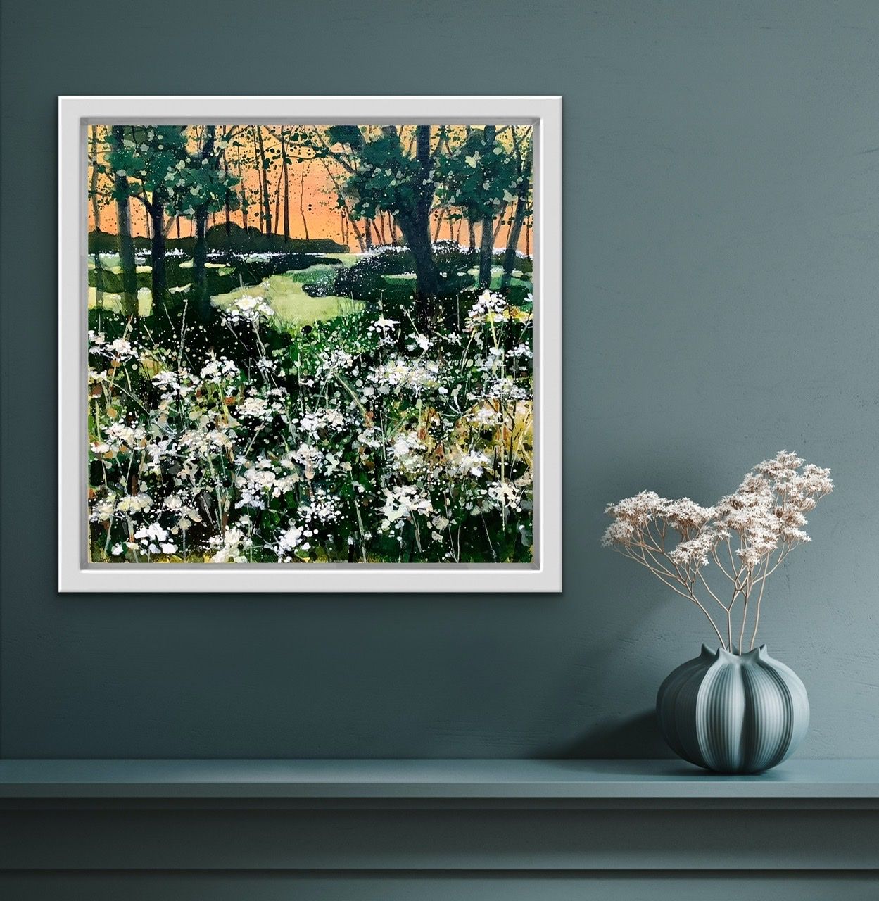 Dancing Cow Parsley by Adele Riley - Secondary Image